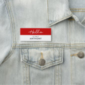 Einfach Hallo mein Name ist Namensschild (Beispiel)