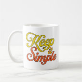 Einfach Halten Tasse (Gelb) (Links)