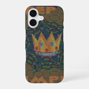 Einfach halten: The Royal Clarity Musterdesign iPhone 16 Hülle