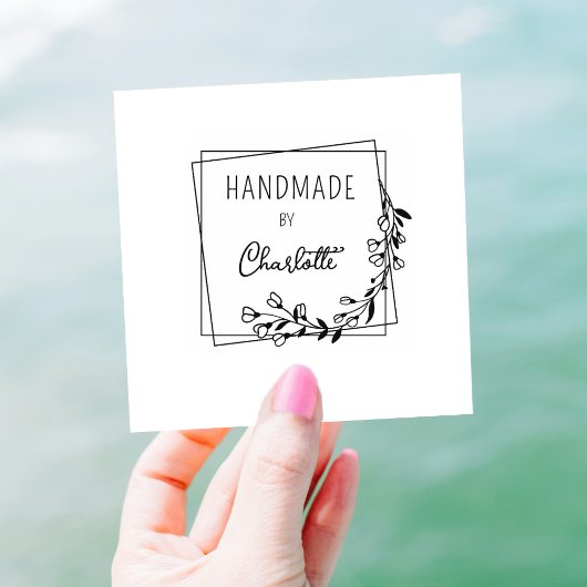 Einfach handgemacht gummistempel
