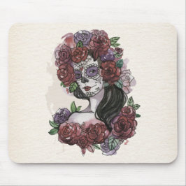 Einfach handgezeichnet Dia de los Muertos | Mousep Mousepad