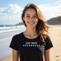 Einfach Handwedeln Freundliches Modernes T-Shirt