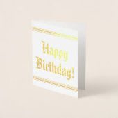 Einfach "Happy Birthday"! Karte (Vorderseite)