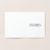 Einfach "Happy Birthday"! Karte (Innenseite)