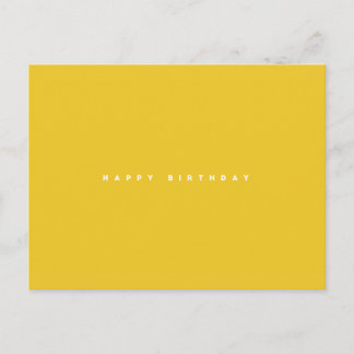 Einfach Happy Birthday Postcard Postkarte