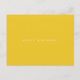 Einfach Happy Birthday Postcard Postkarte