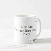 Einfach hat er die Osterfeier-Tasse vergessen Kaffeetasse (VorderseiteRechts)