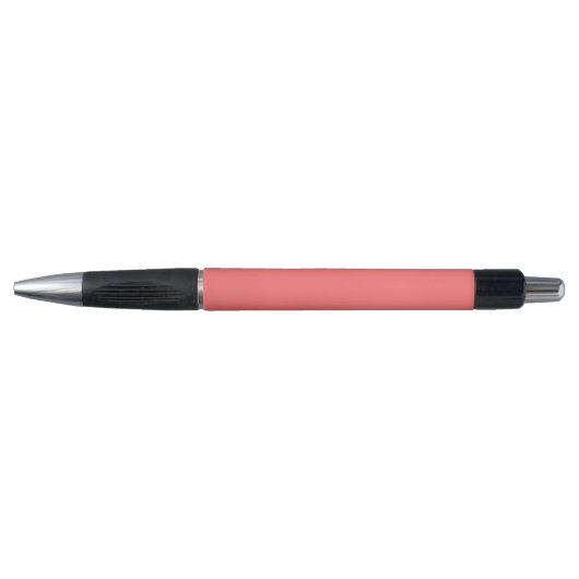 Einfach hellrot, lachsfarben, rosa, solide Farbe Kugelschreiber (Vorderseite)