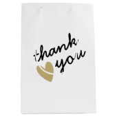 Einfach herzlichen Dank Mittlere Geschenktüte (Vorderseite)