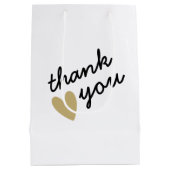 Einfach herzlichen Dank Mittlere Geschenktüte (Rückseite)