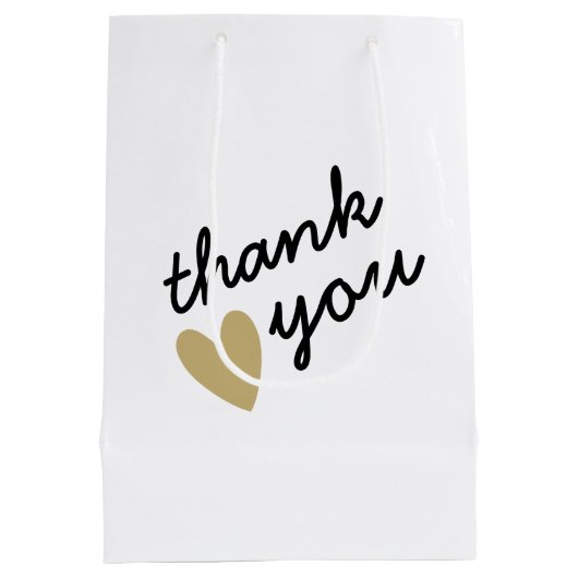 Einfach herzlichen Dank Mittlere Geschenktüte (Rückseite)