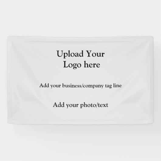 einfach hinzufügen Sie Ihr Logo Text Foto Unterneh Banner (Horizontal)