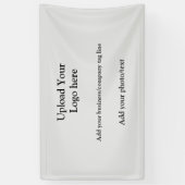 einfach hinzufügen Sie Ihr Logo Text Foto Unterneh Banner (Vertikal)