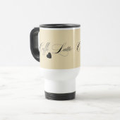 Einfach hoch entwickelte Caffe Latte Reise-Tasse Reisebecher (Vorderseite Links)