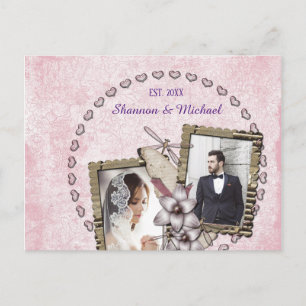 EINFACH! Hochzeitspostkarte - Benutzerdefiniert Postkarte