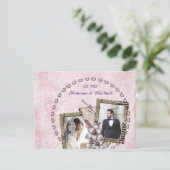 EINFACH! Hochzeitspostkarte - Maßgeschneidert Postkarte (Stehend Vorderseite)