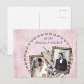 EINFACH! Hochzeitspostkarte - Maßgeschneidert Postkarte (Vorne/Hinten)