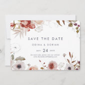 Einfach, horizontal save the date (Vorderseite)