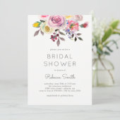 Einfach Hübsche Bridal Dusche Einladung (Stehend Vorderseite)