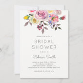 Einfach Hübsche Bridal Dusche Einladung (Vorderseite)