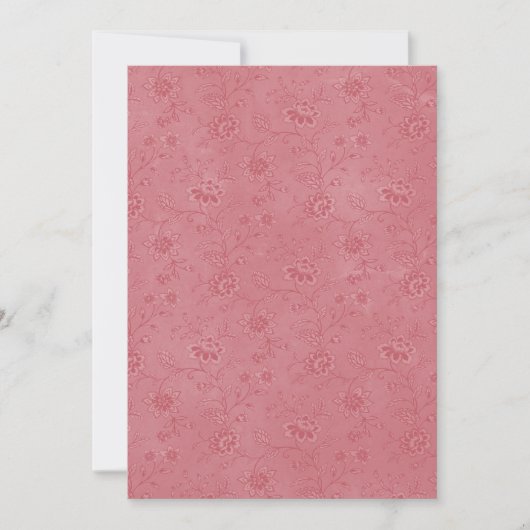 Einfach Hübsche rosa Blume (Vorderseite)