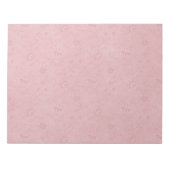 Einfach Hübsche rosa Blume Notizblock (Vorderseite)