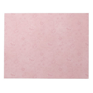 Einfach Hübsche rosa Blume Notizblock