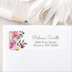 Einfach Hübsche Rücksendeadressen-Aufkleber