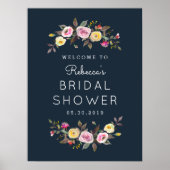 Einfach Hübscher Party Polterabend signieren Poster (Vorne)