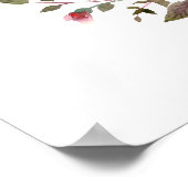 Einfach Hübsches Bridal-Zeichen - Maßgeschneiderte Poster (Ecke)