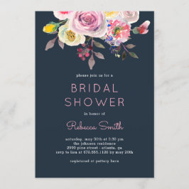 Einfach Hübsches EDITABLE FARBBrautparty laden Einladung