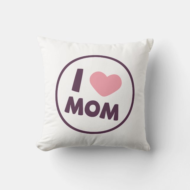 Einfach I Liebe Mama Muttertag | Kissen (Vorderseite)