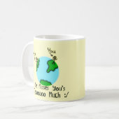 Einfach, ich vermisse dich kaffeetasse (Vorderseite Links)