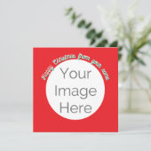 Einfach Ihr Bild hier Foto Glückliche Weihnachtska (Stehend Vorderseite)