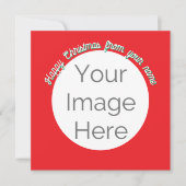 Einfach Ihr Bild hier Foto Glückliche Weihnachtska (Vorderseite)