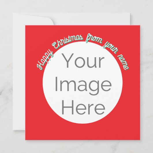 Einfach Ihr Bild hier Foto Glückliche Weihnachtska (Vorderseite)