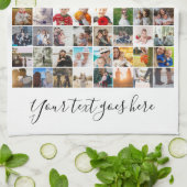 Einfach Ihr eigenes 80-Foto Personalisiert machen Geschirrtuch (Gefaltet)