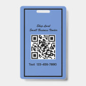 Einfach Ihr Foto-Vendor-Event Ausweis (Rückseite)