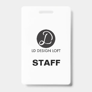 Einfach Ihr Logo hier für Mitarbeiter Ausweis