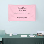 Einfach Ihr Logo Text Foto Unternehmen elegant hin Banner (Messeveranstaltung)