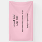 Einfach Ihr Logo Text Foto Unternehmen elegant hin Banner (Vertikal)