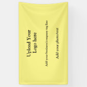 Einfach Ihr Logo Text Foto Unternehmen elegant hin Banner (Vertikal)