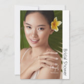 Einfach ihr modernes Bride Foto Brautparty Einladung (Vorderseite)