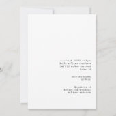 Einfach ihr modernes Bride Foto Brautparty Einladung (Rückseite)