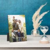 Einfach Ihr Personalisiertes Foto Plaque mit Easel Fotoplatte (Seite)