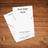 Einfach Ihre Logo-Kette Ohrring-Display-Karte