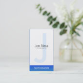 Einfach III Visitenkarte (Stehend Vorderseite)