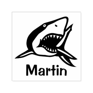 Einfach Ikonen/Bild - HAIFISCH + Ideen Permastempel