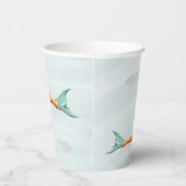 Einfach Illustriert unter dem Orangen Party Pappbecher (Rechts)