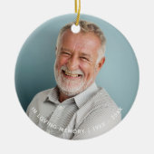 Einfach im Foto lieben Keramik Ornament (Vorne)